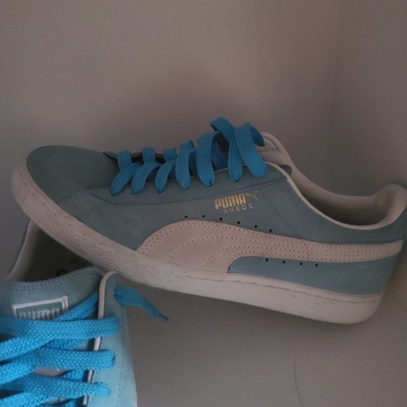 Men Blue suede Puma Sneaker - Picture 3 of 3